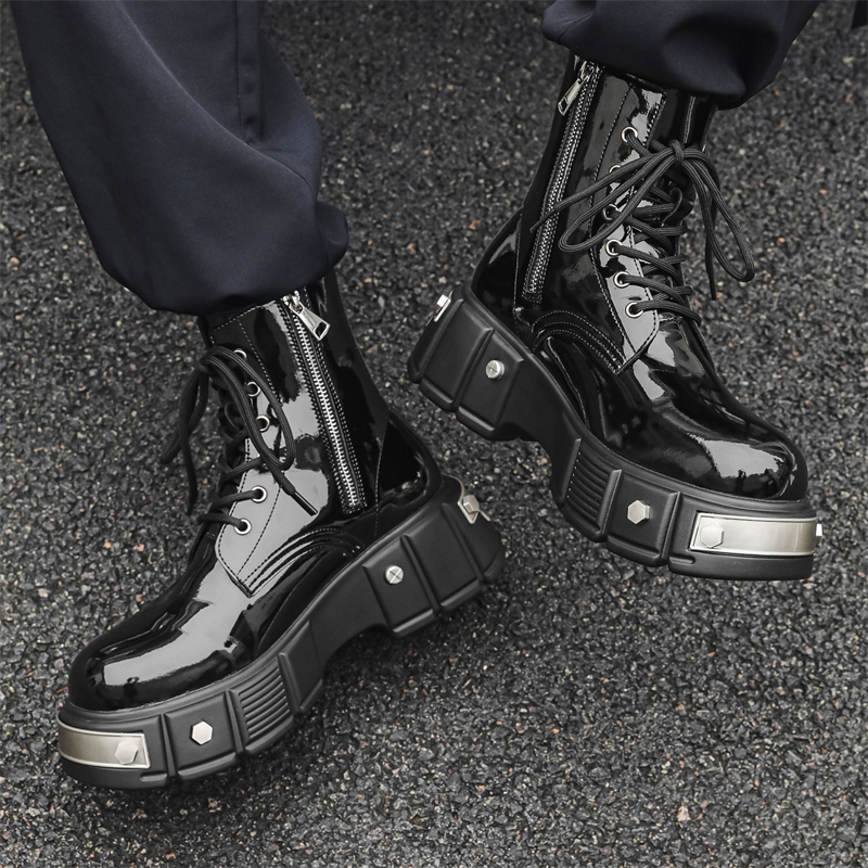 Men'S Shoes Dress Casual - men's casual punk goth dress patent