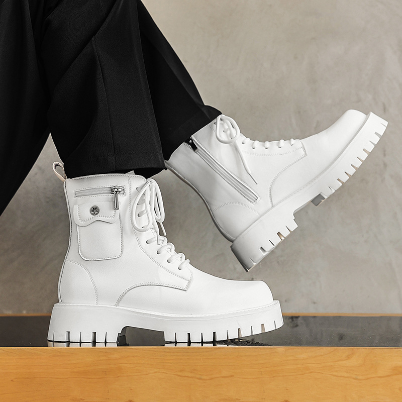 Men'S Shoes Dress Casual - 2025 Trend Men Boots Sneakers Outdoor