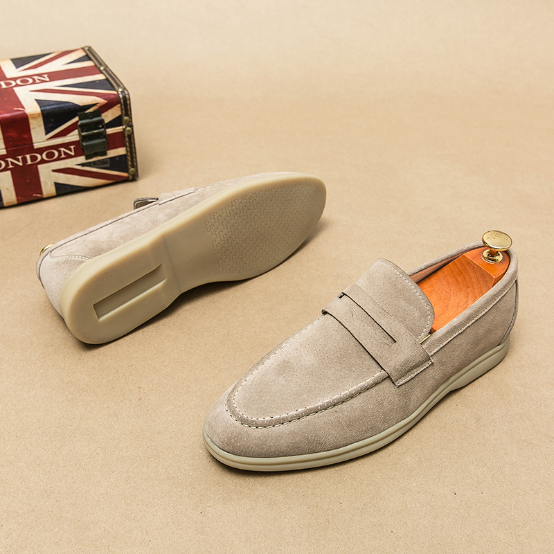 Men Shoes Loro Piana - Men's Luxury Brand Genuine Leather Loafers