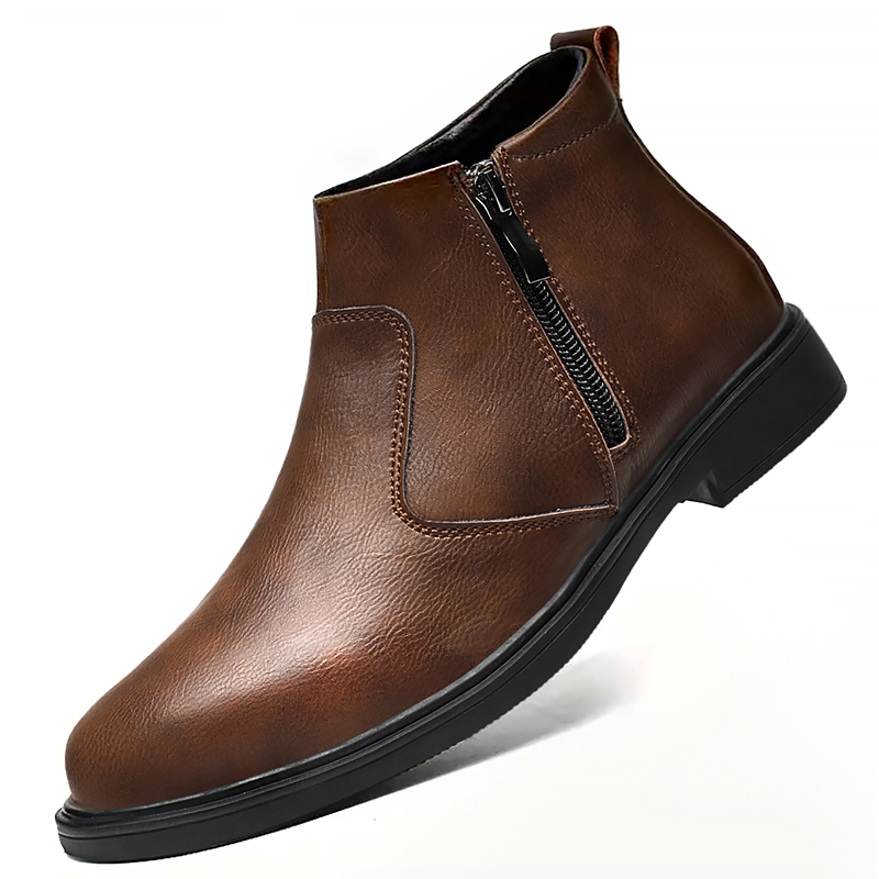 Men'S Shoes Dress Casual - Autumn and Winter New High-Top Leather