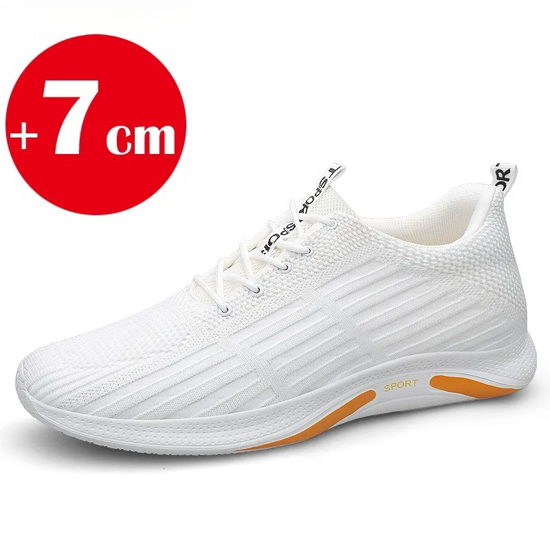 Men'S Shoes To Increase Height - Summer Men Elevator Shoes Breathable Hollow