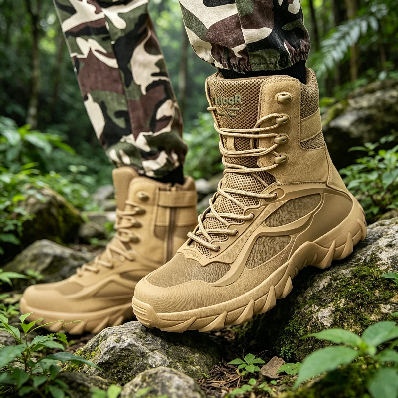 Men'S Shoes No Laces - YUYIN Boots for Men Autumn High