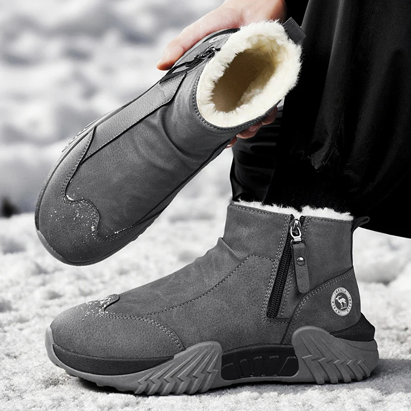 Hiking Boot Waterproof - Winter Snow Boots Non Slip Casual