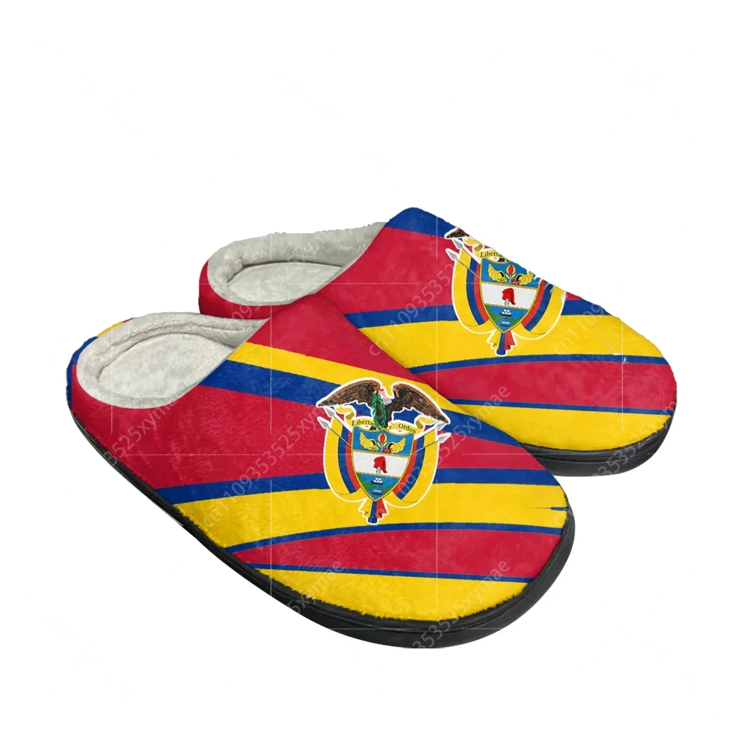 Men'S Shoes Dress Casual - Colombia Flag Bogota Home Cotton Slippers