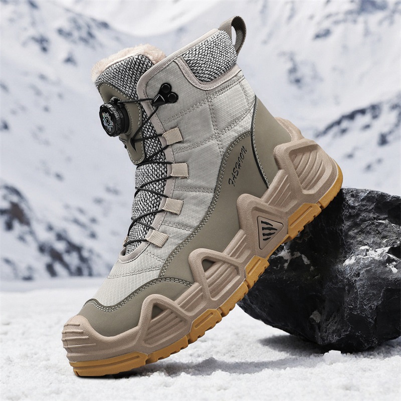 Warm Fur Outdoor Mens Combat T - Hiking Boot Waterproof 评论和价格