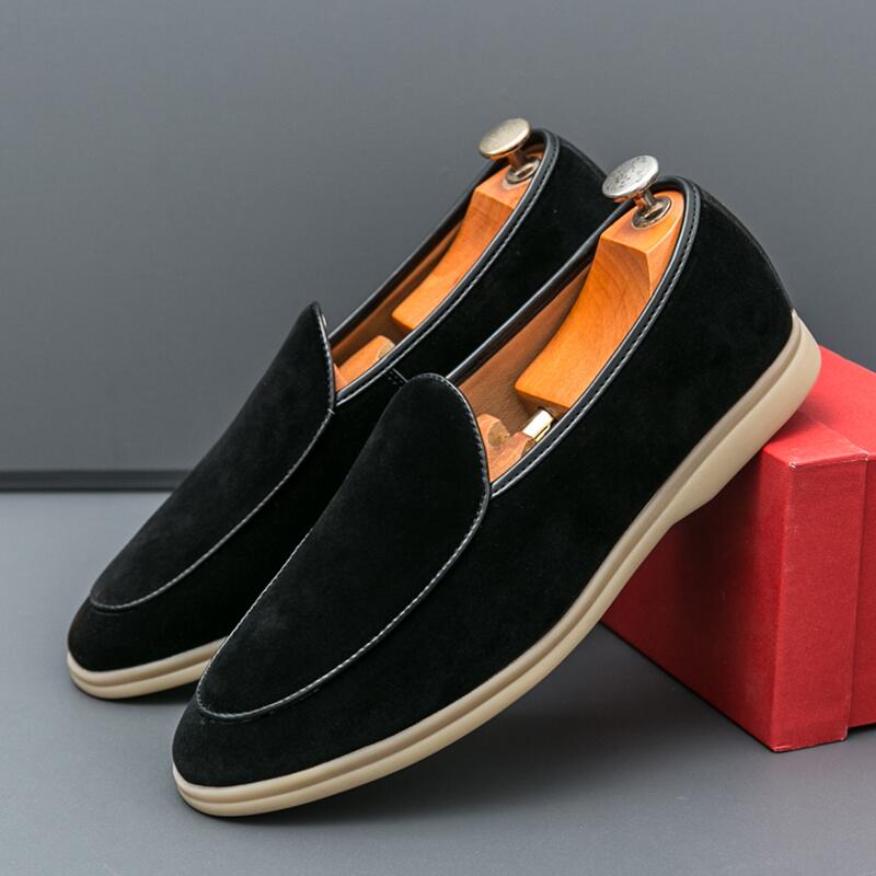 Fashion Men Luxury Brand Loafe - Men Shoes Loro Piana 评论和价格
