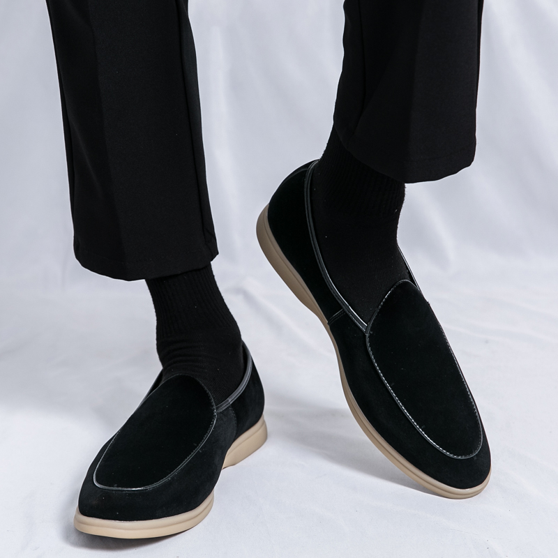 Fashion Men Luxury Brand Loafe - Men Shoes Loro Piana 评论和价格