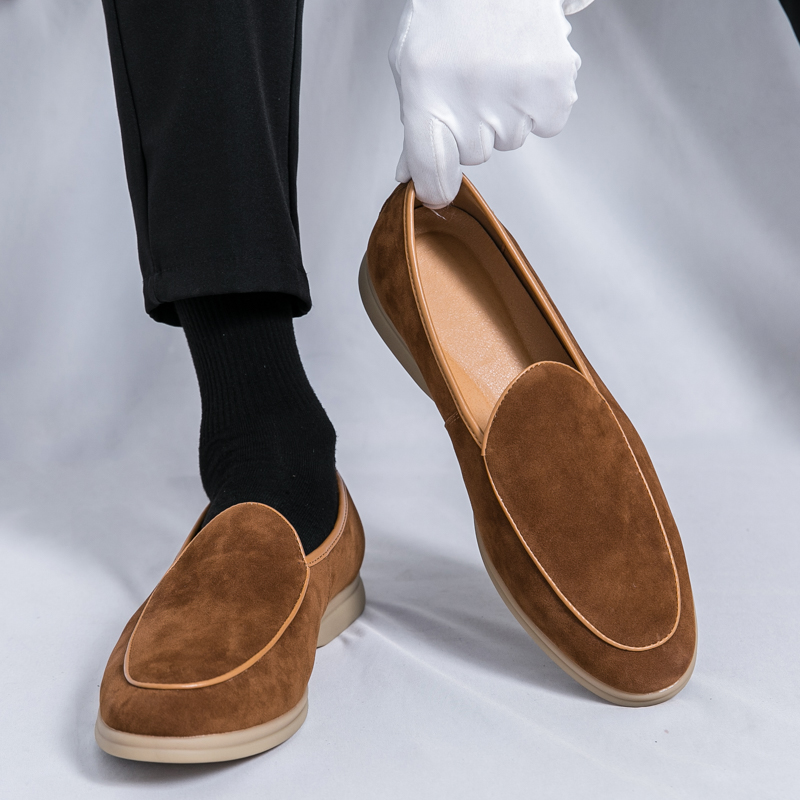 Fashion Men Luxury Brand Loafe - Men Shoes Loro Piana 评论和价格