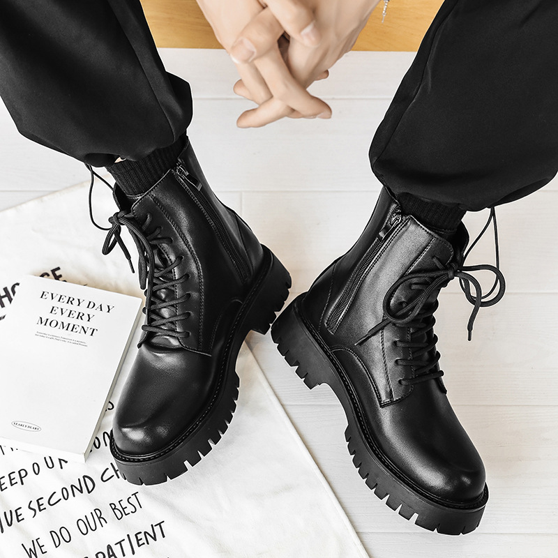 2025 Trend Men Boots Sneakers  - Men'S Shoes Dress Casual 评论和价格