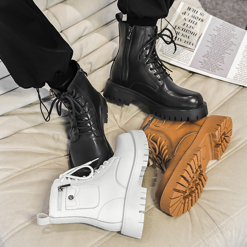 2025 Trend Men Boots Sneakers  - Men'S Shoes Dress Casual 评论和价格