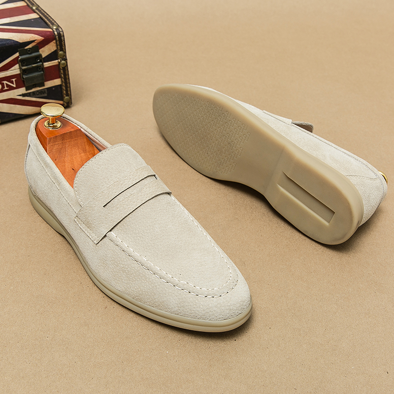 Men's Luxury Brand Genuine Lea - Men Shoes Loro Piana 评论和价格