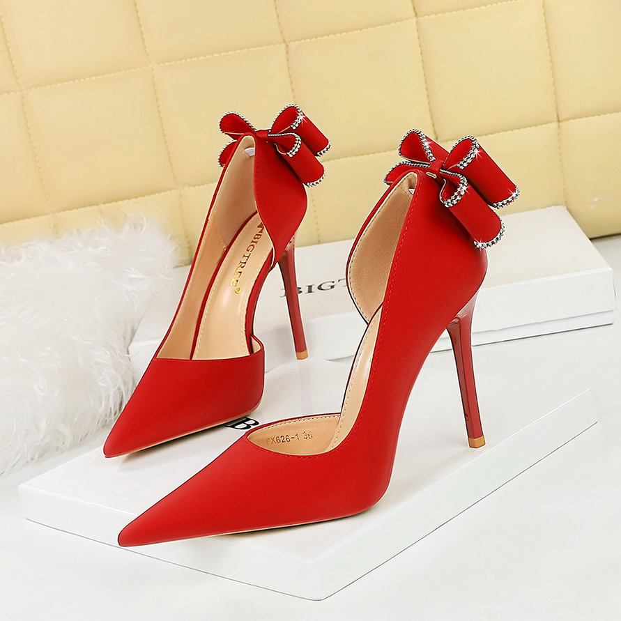 10.5cm High Heels Fashion Wome - Men Shoes For Wedding 评论和价格