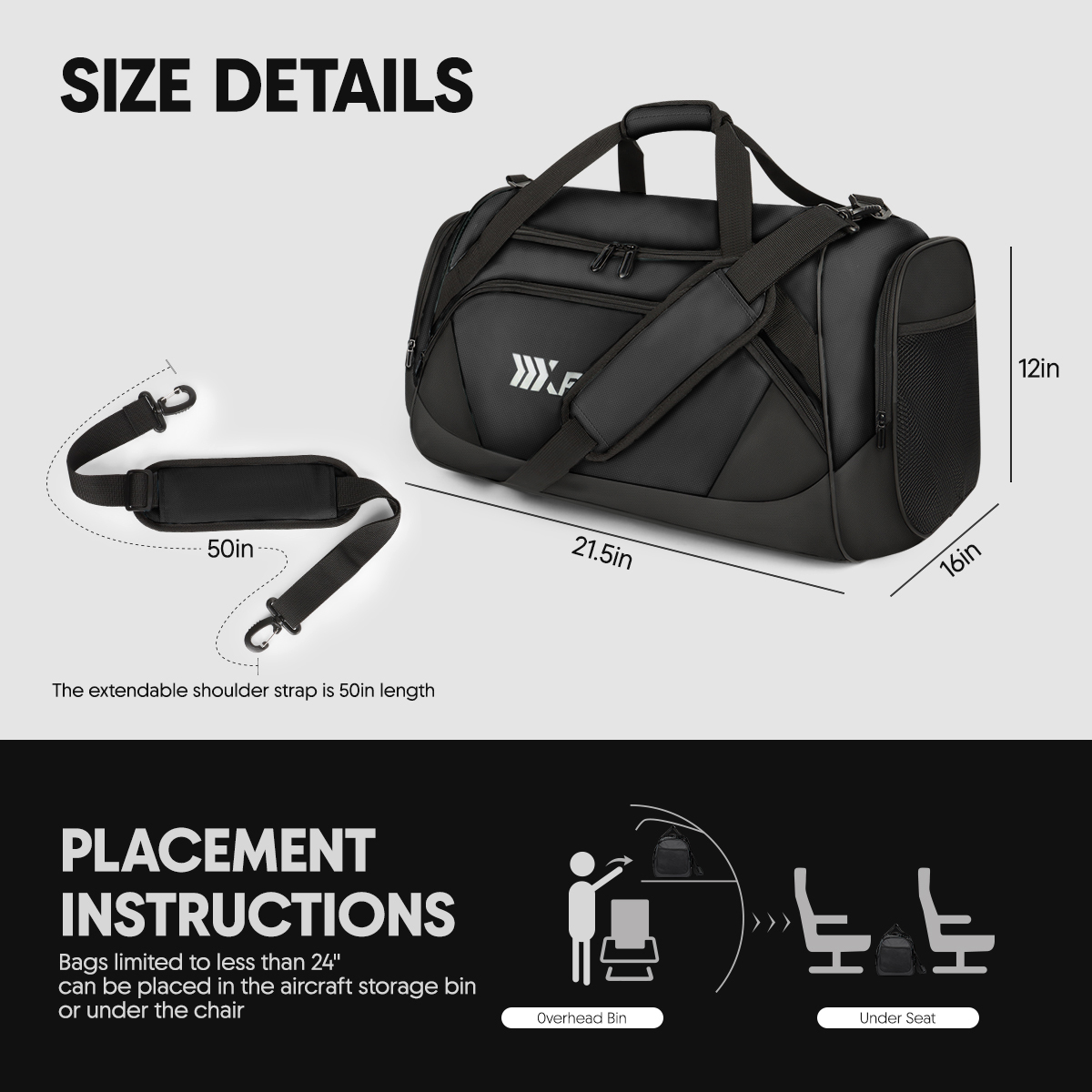 Travel Duffle Bag for Men Wome - Men'S Shoes York 评论和价格