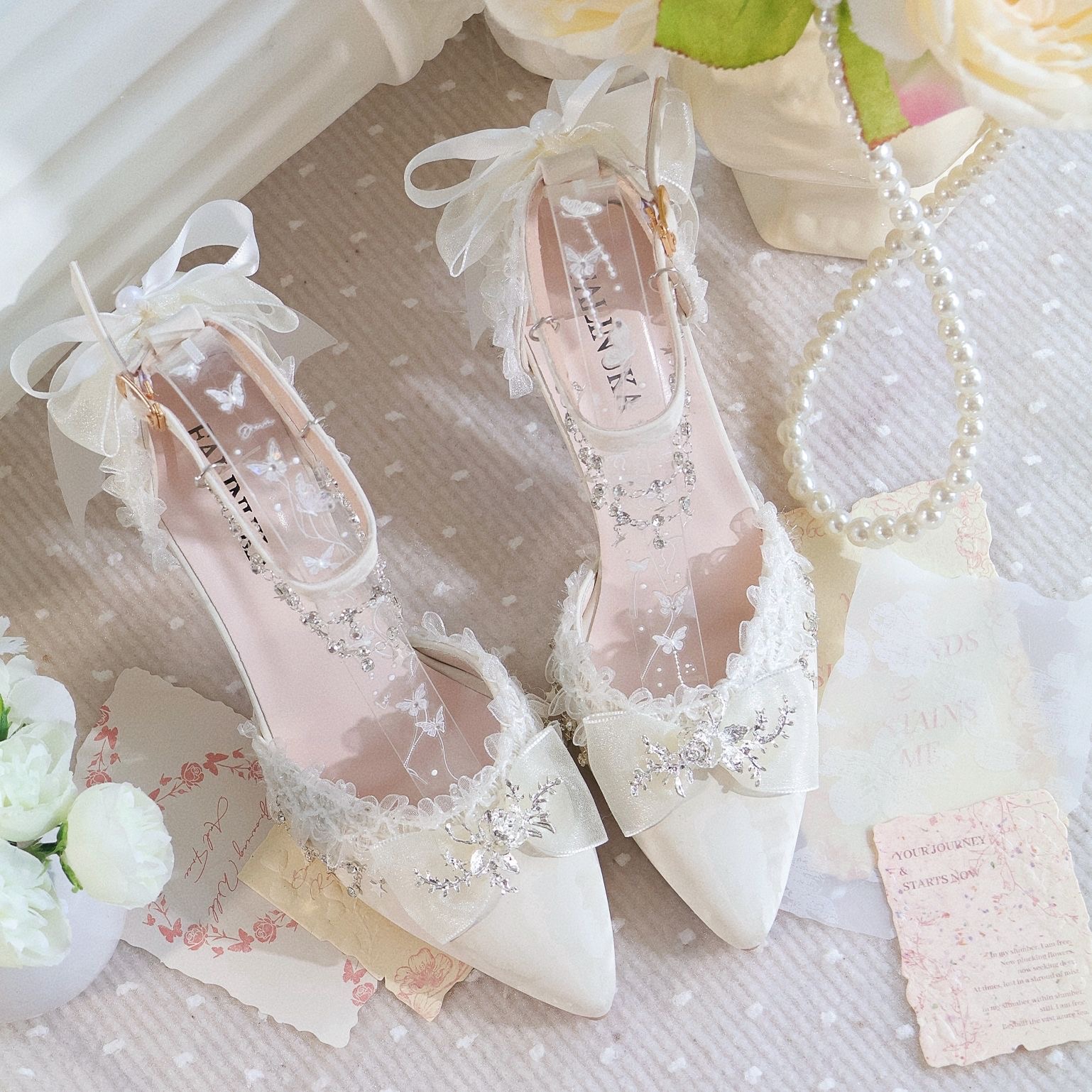 Lolita Female Shoes Heels Whit - Men Shoes For Wedding 评论和价格