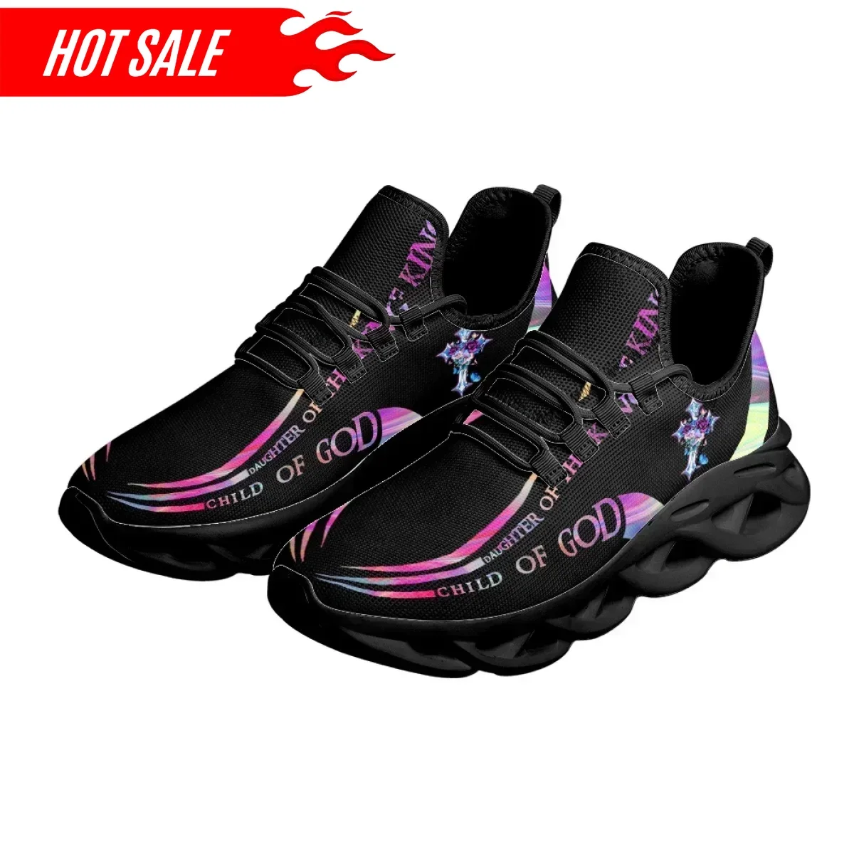 Hot Cross Christian God Print  - Men'S Training Shoes 评论和价格