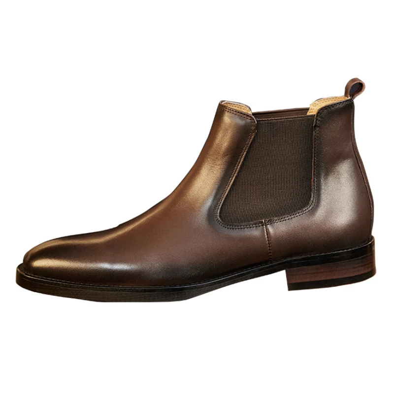 Retro Elegant Mens Chelsea Boo - Men Shoes For Wedding 评论和价格