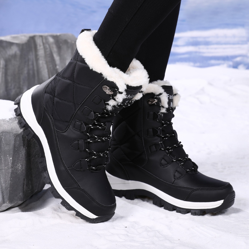 Winter Women Snow Boot High-to - Hiking Boot Waterproof 评论和价格