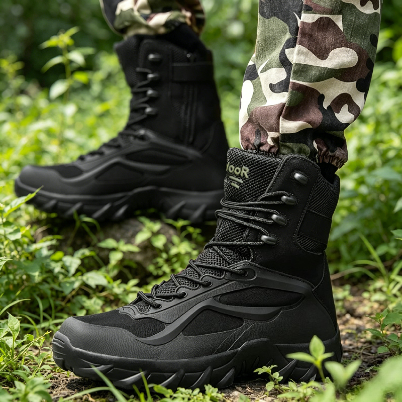 YUYIN Boots for Men Autumn Hig - Men'S Shoes No Laces 评论和价格