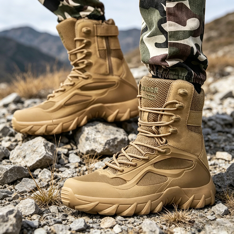 YUYIN Boots for Men Autumn Hig - Men'S Shoes No Laces 评论和价格
