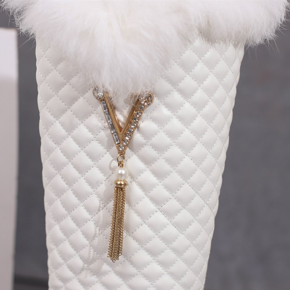 Winter Women Fur Knee High Boo - Winter Boot Insulated 评论和价格