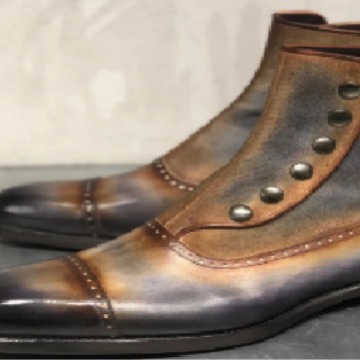 Men's Leather Suede Chelsea Bo - Men'S Shoes Dress Casual 评论和价格