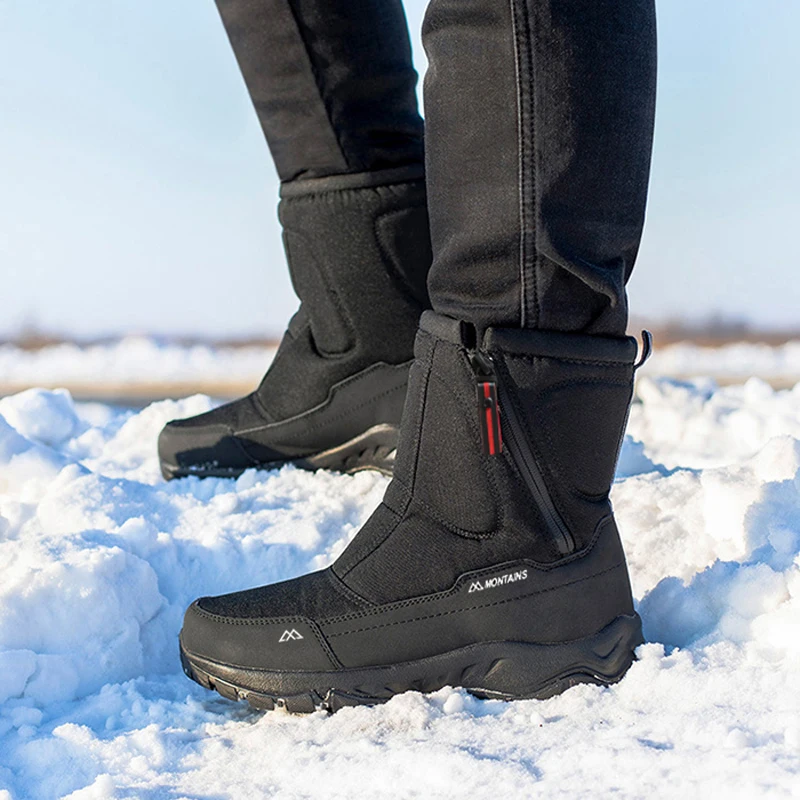 Winter Mens Keep Warm Snow Boo - Winter Boot Insulated 评论和价格