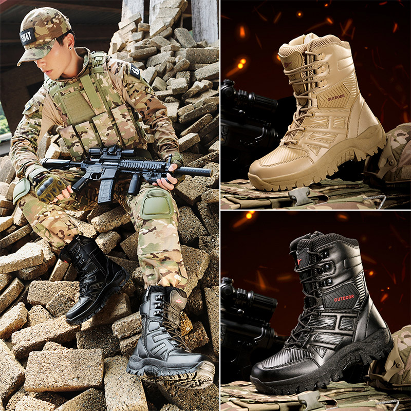 Botas Outdoor Men Boots High T - Men'S Training Shoes 评论和价格