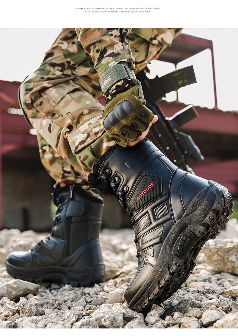 Botas Outdoor Men Boots High T - Men'S Training Shoes 评论和价格
