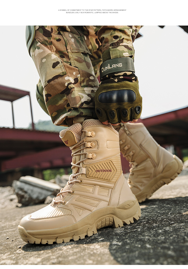 Botas Outdoor Men Boots High T - Men'S Training Shoes 评论和价格