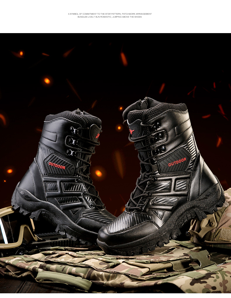 Botas Outdoor Men Boots High T - Men'S Training Shoes 评论和价格