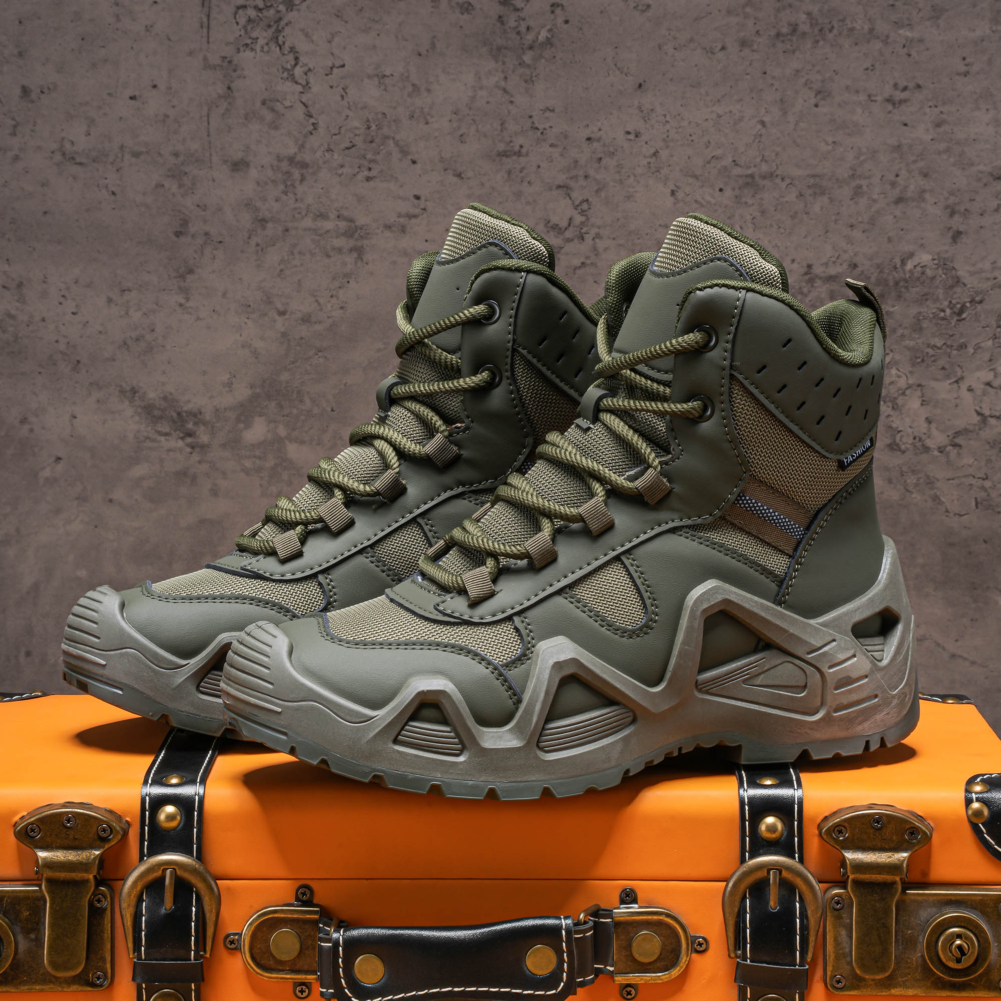 Men's high top boots, hiking b - Men'S Shoes Dress Casual 评论和价格