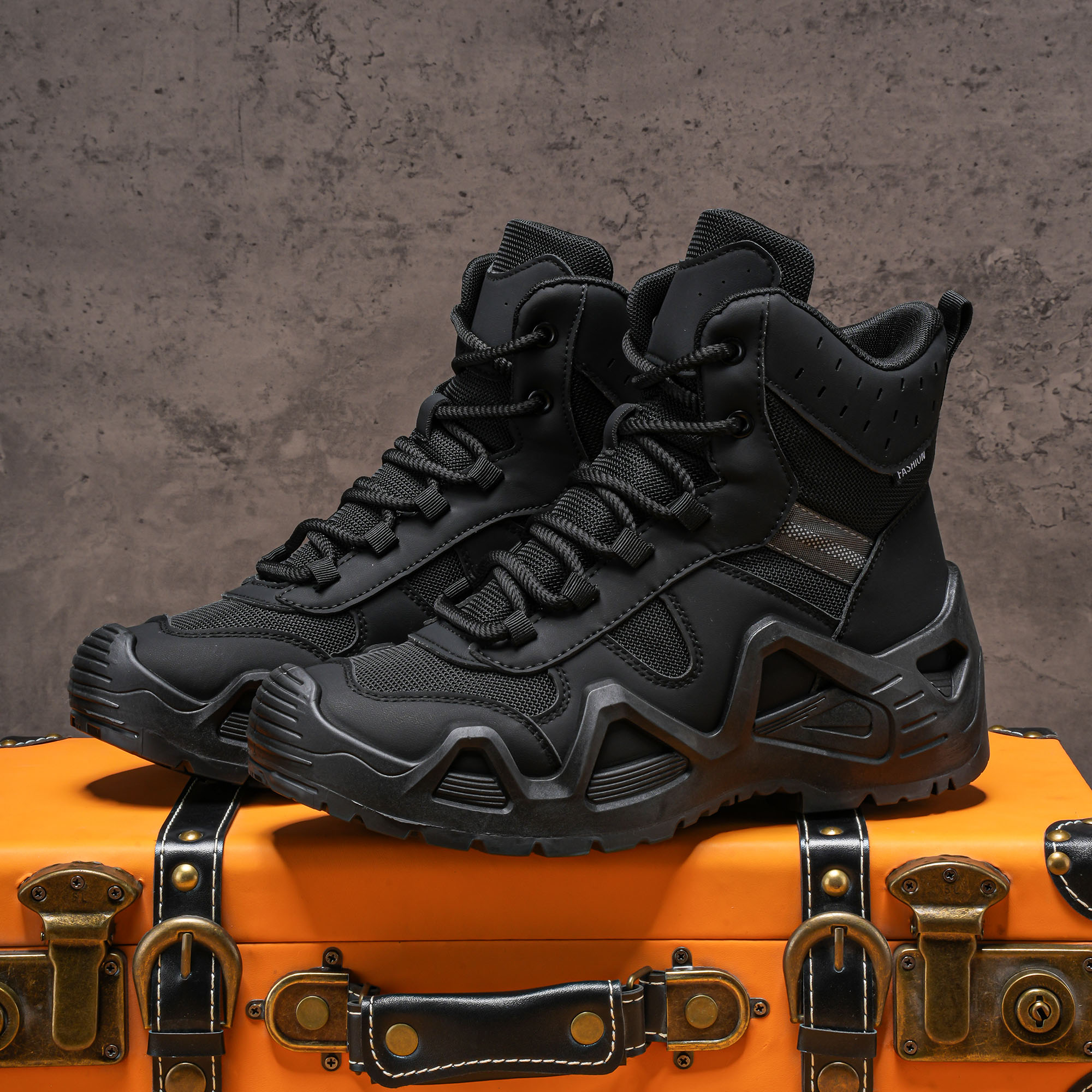 Men's high top boots, hiking b - Men'S Shoes Dress Casual 评论和价格