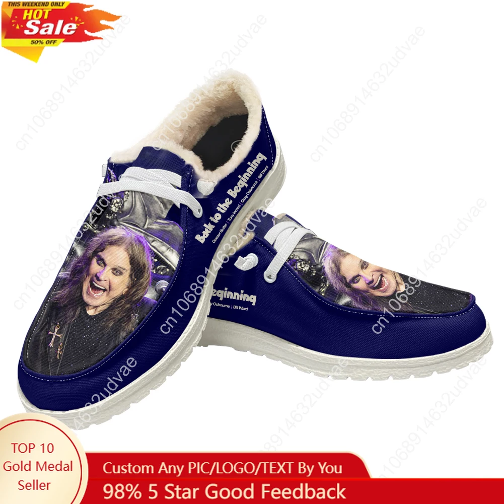 Ozzy Osbourne 1948-2025 Plush  - Men'S Shoes No Laces 评论和价格
