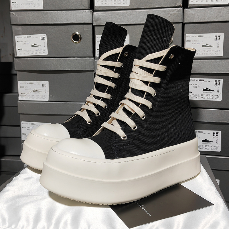 Black Men's and Women's Thick  - Men'S Shoes To Increase Height 评论和价格