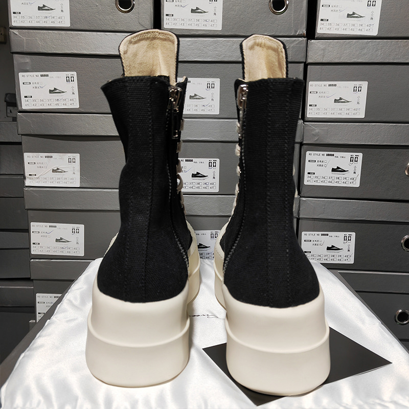 Black Men's and Women's Thick  - Men'S Shoes To Increase Height 评论和价格