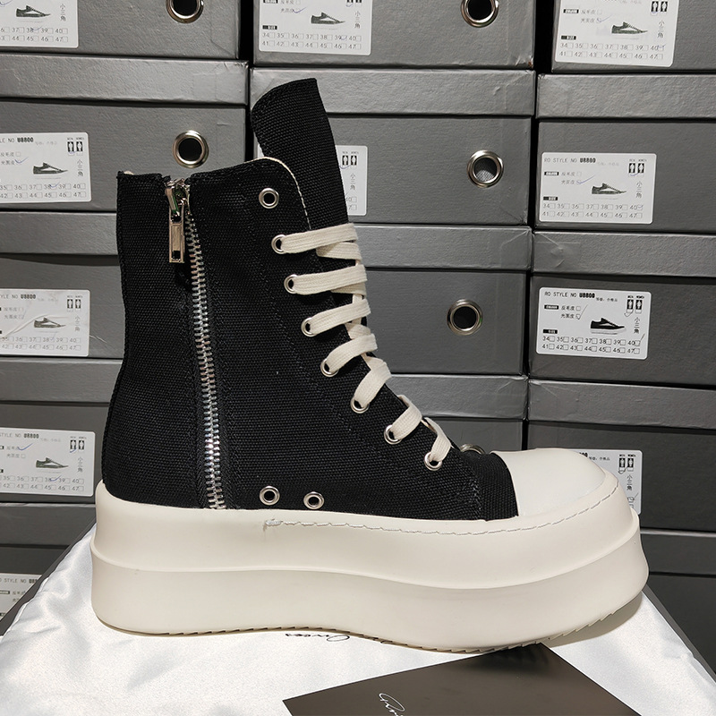 Black Men's and Women's Thick  - Men'S Shoes To Increase Height 评论和价格
